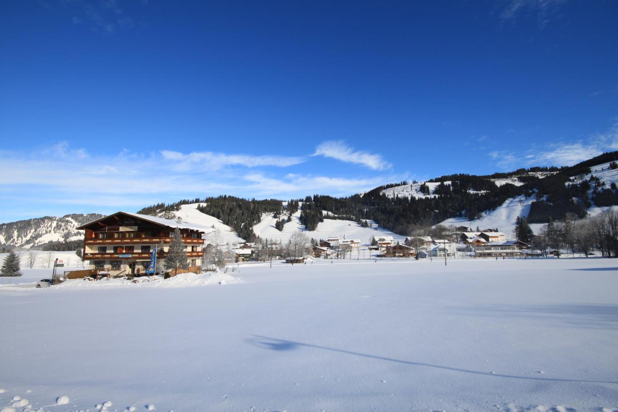 Pension Alpenblick Schattwald Exterior foto